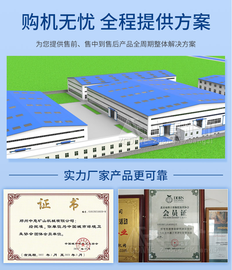 中意建筑垃圾處理設備廠家